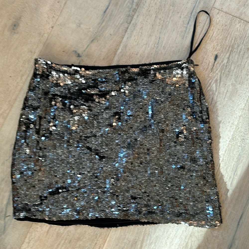 Silver sequin mini!
